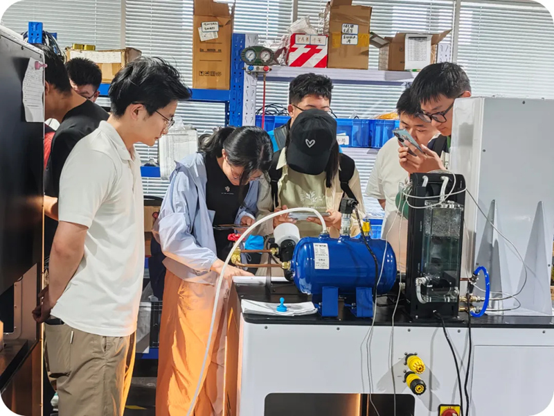 Innovando juntos en el almacenamiento de energía: profesores y estudiantes de la Universidad de Shandong visitan para intercambiar