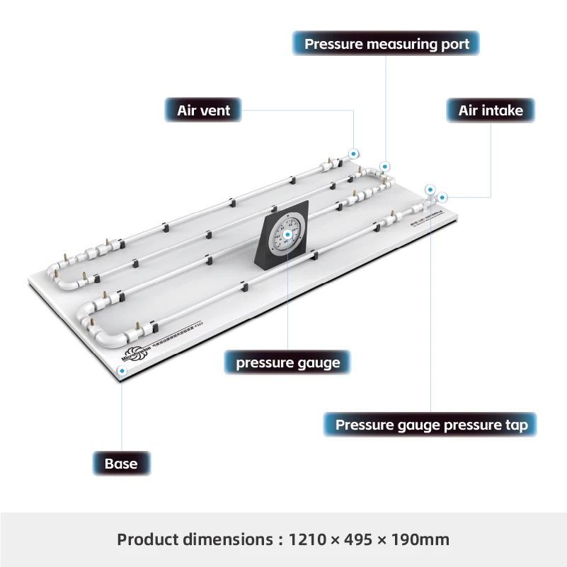 F303-Aparato experimental de p&eacute;rdida por fricci&oacute;n del flujo de gas