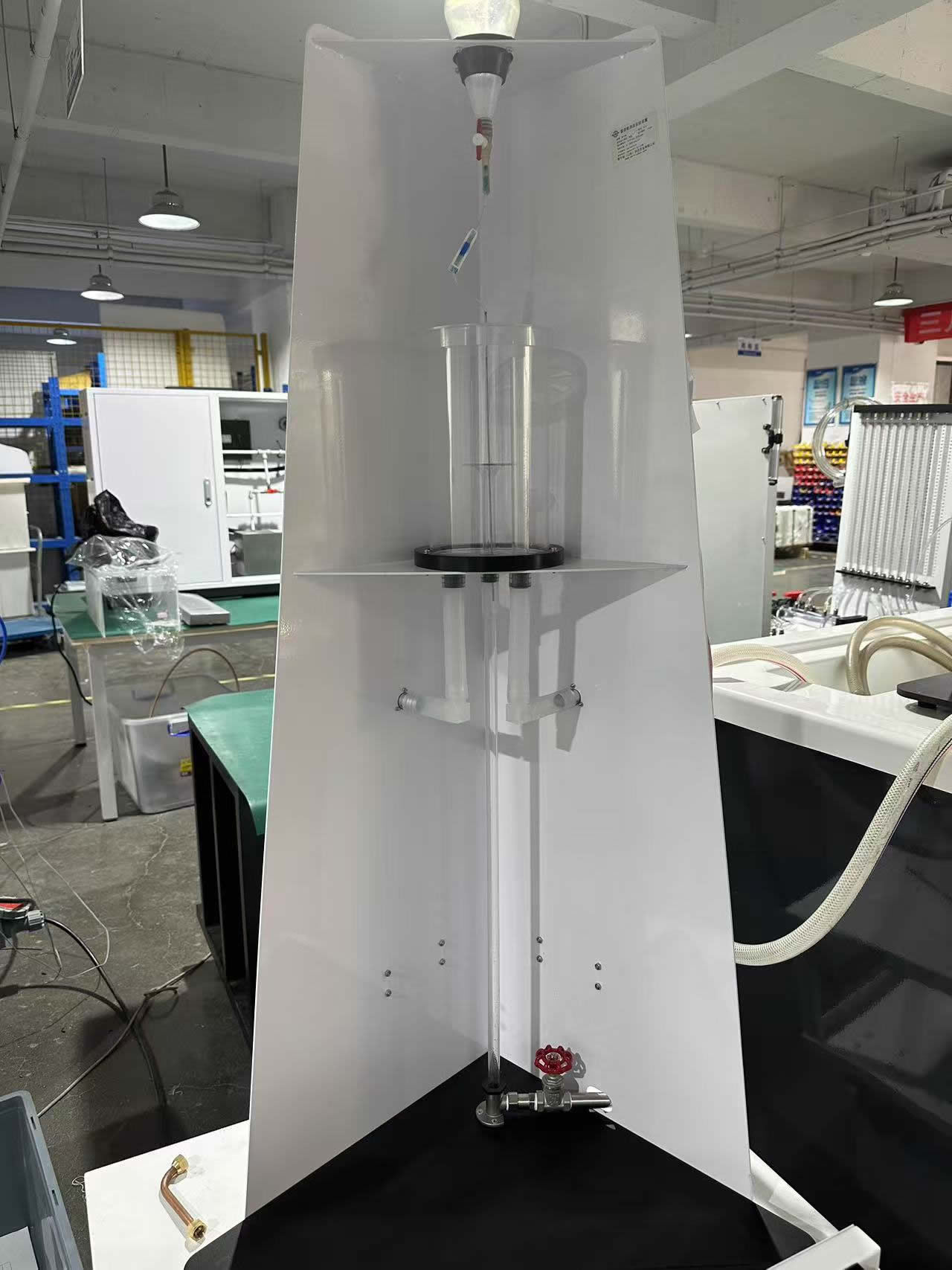Aparato Osborne Reynolds Equipo de demostración de régimen de flujo para laboratorio de mecánica de fluidos 
