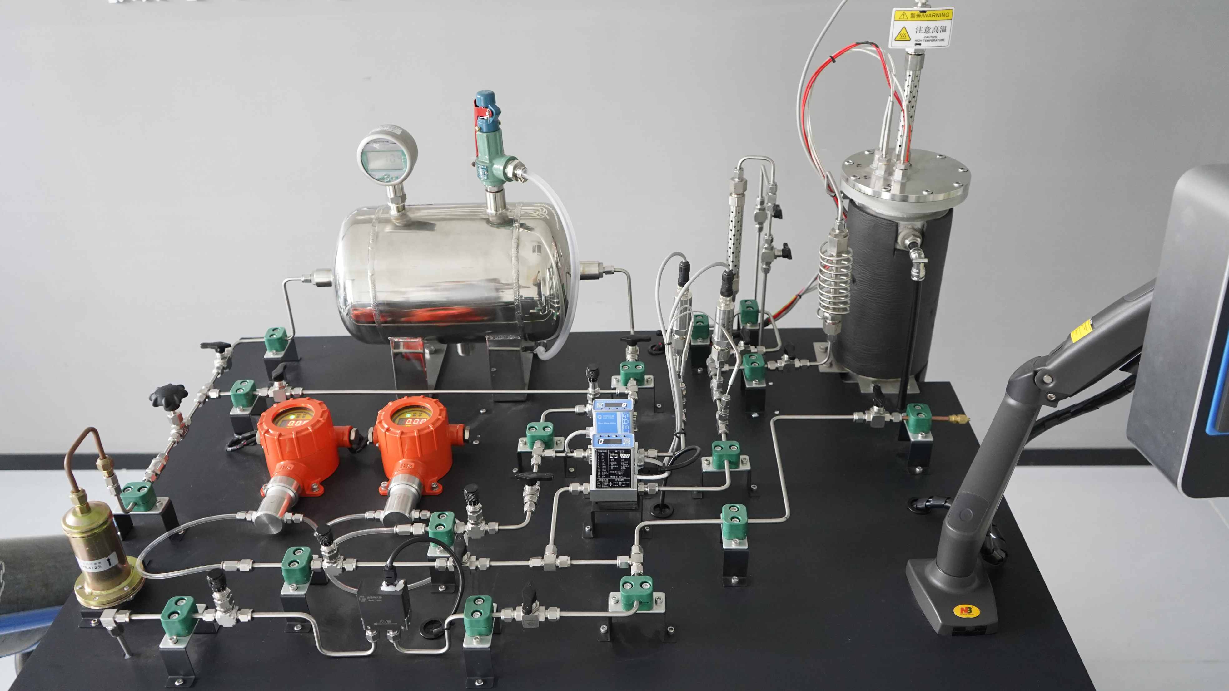 El sistema experimental de adsorción de dióxido de carbono respalda la investigación y la enseñanza de la captura de carbono en una importante universidad china